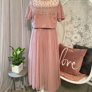 ASOS Bridesmaid Dusty Pink Dress